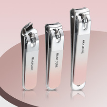 缤纷指甲刀 粒点彩色正嘴指甲钳 电镀指甲剪修甲工具批发