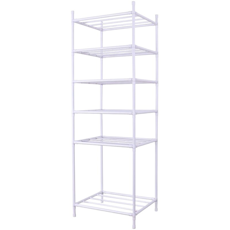 Estante de almacenamiento de cocina dormitorio estante de almacenamiento multifuncional hogar Baño lavabo piso multi-capa Punch-libre