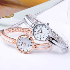 韩版新款手表 女款手表时尚仿陶瓷女士手表学生复古时装表手链表
