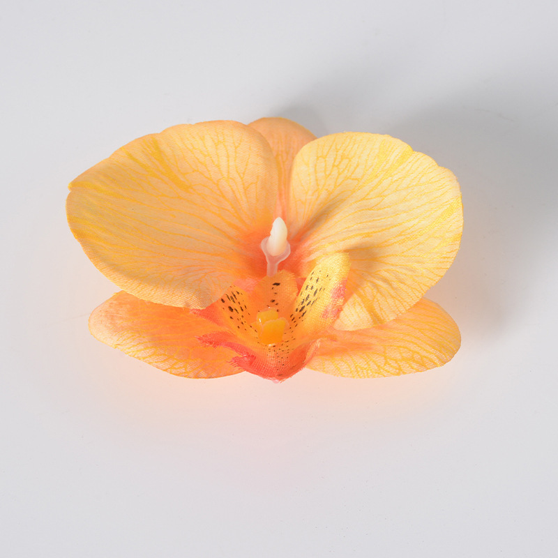 シミュレーションフィルム胡蝶蘭花頭花弁シミュレーション花アクセサリーヘアピンdiy手作りウェディングドレス装飾|undefined