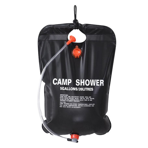 20L folding water bag outdoor portable transparent PVC bucket bucket water bag bathing camping shower shower