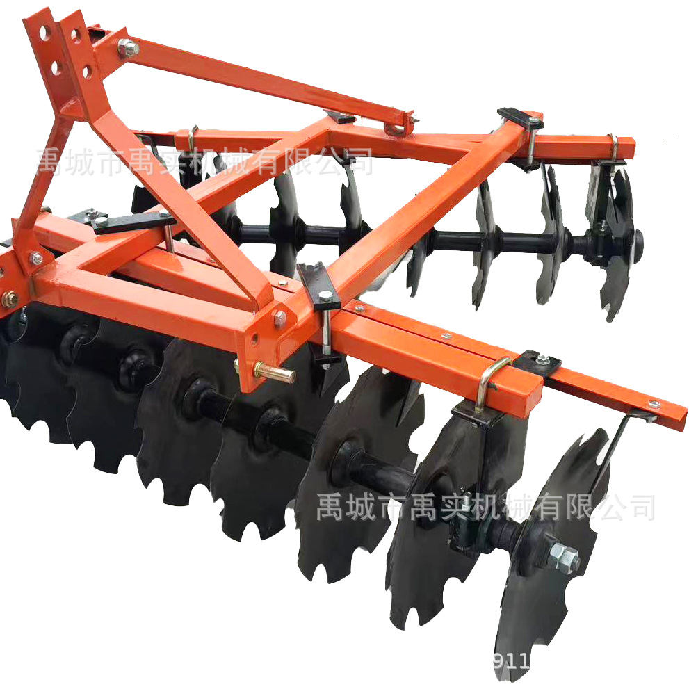 国内外发货 拖拉机带的圆盘耙耕地耙农业翻地犁开荒整地犁厂家供