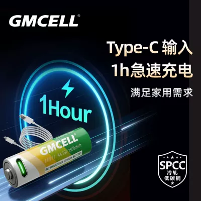 Typec Rechargeable Battery No. 5 Hibrid akkumulyator batareyaları