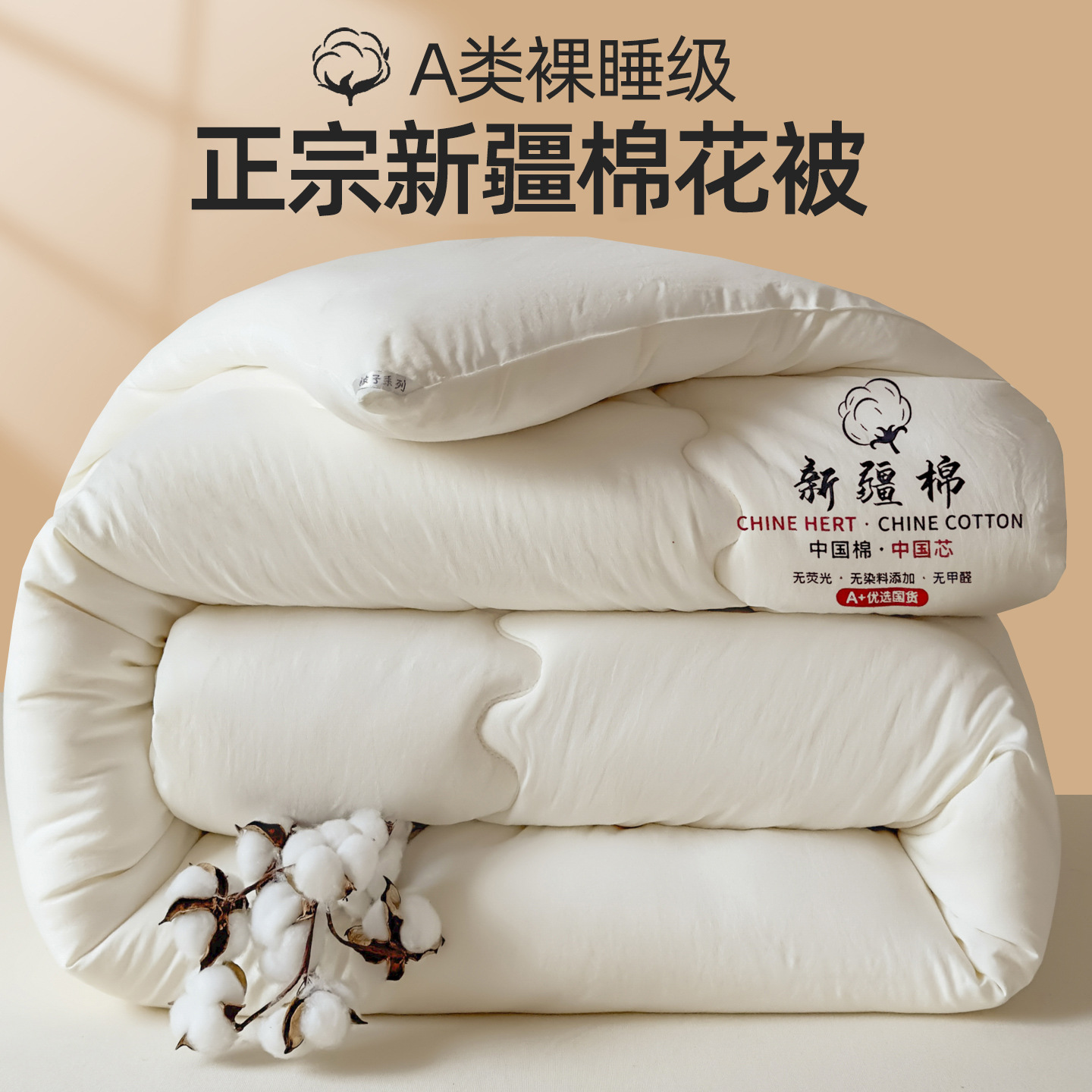 Class a Xinjiang Cotton Quilt Winter Quilt Dormitory Single Quilt Air-Conditioned Quilt Four-Season Quilt Core Spring & Fall Thin Quilt