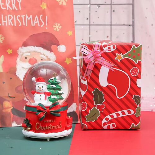 Christmas gift crystal ball music box boyfriend and girlfriend best friend classmate student birthday gift children's hand gift