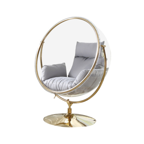 Social media trendy transparent bubble swing chair hemisphere hammock swing indoor outdoor balcony courtyard glass space chair