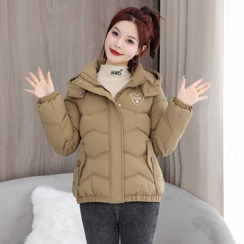Invierno plumón chaqueta de algodón corto para mujeres en 2025 nuevo tipo de chaqueta de algodón delgada estilo coreano multifacé chaqueta de algodón gruesa image 7