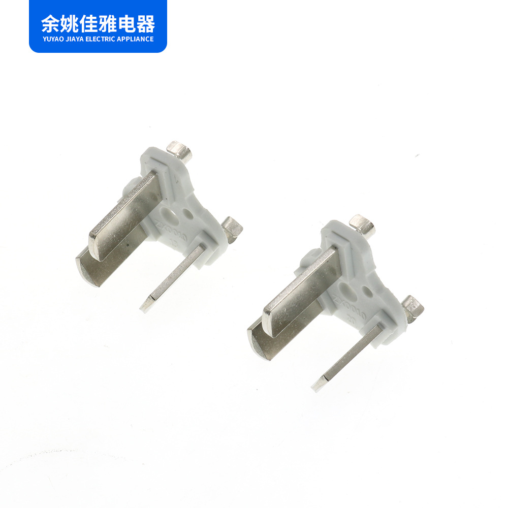 厂家供应 电源线16a国标三插支架 三芯国标16A插头开口支架  现货