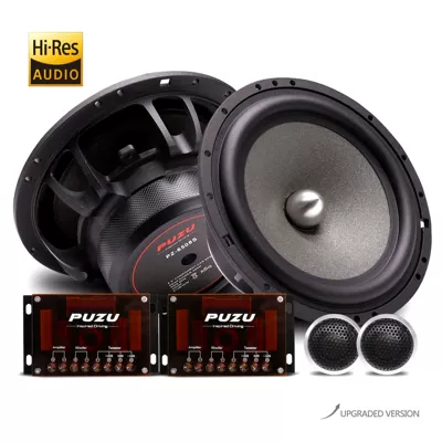 Puzu Bullet Car 6.5inch Set Car Audio Speaker Subwoofer Two-Way High-End Audio System