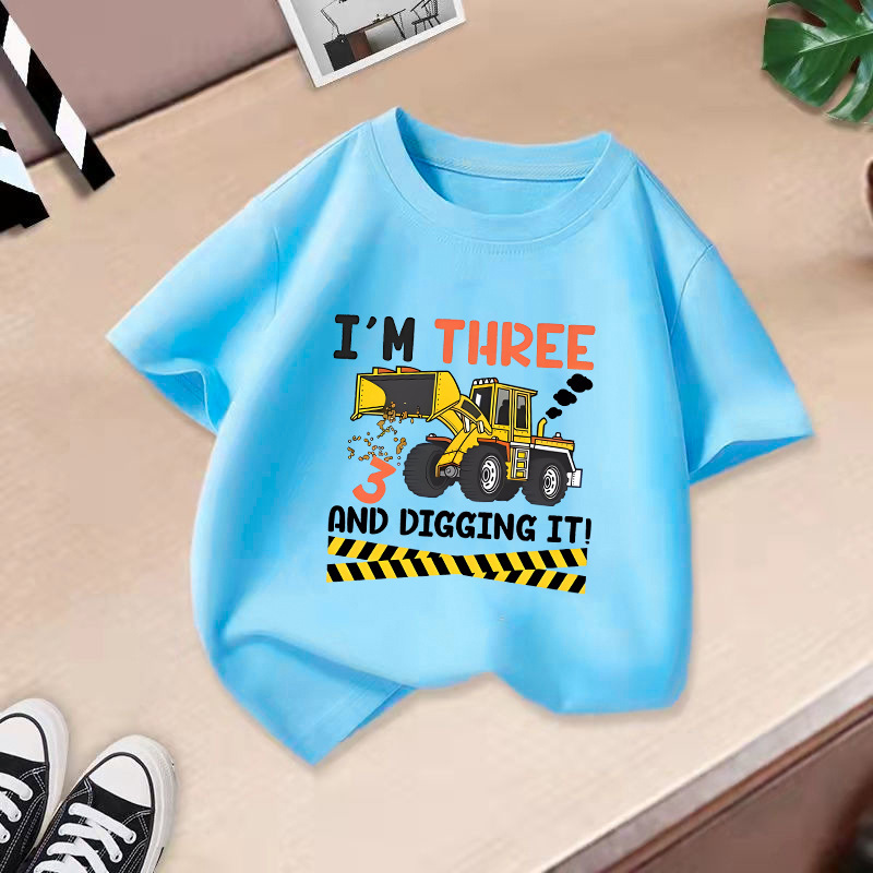 Round Neck Neckline Regular Fit Fit Type Simple Style Cartoon Cotton Cotton T-shirts & Shirts