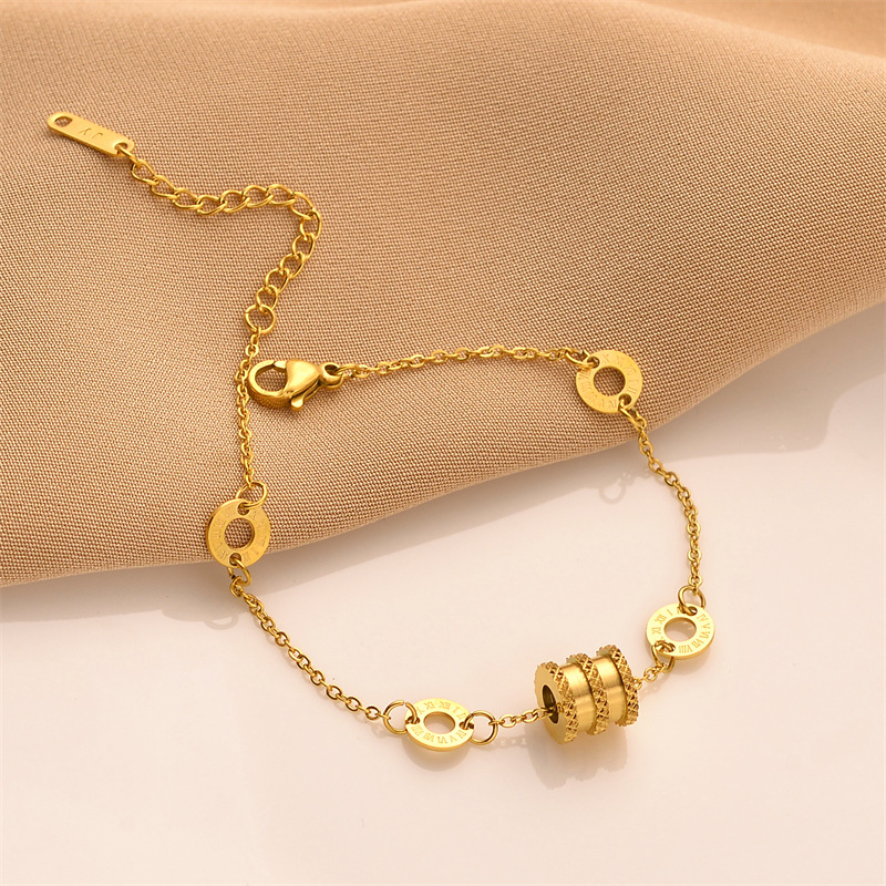 Pulsera de titanio de estilo nuevo, de lujo ligero, minimalista, versátil, con diseño de cintura, de alta gama, para el mercado internacional, joyería de diseño exclusivo. image 6