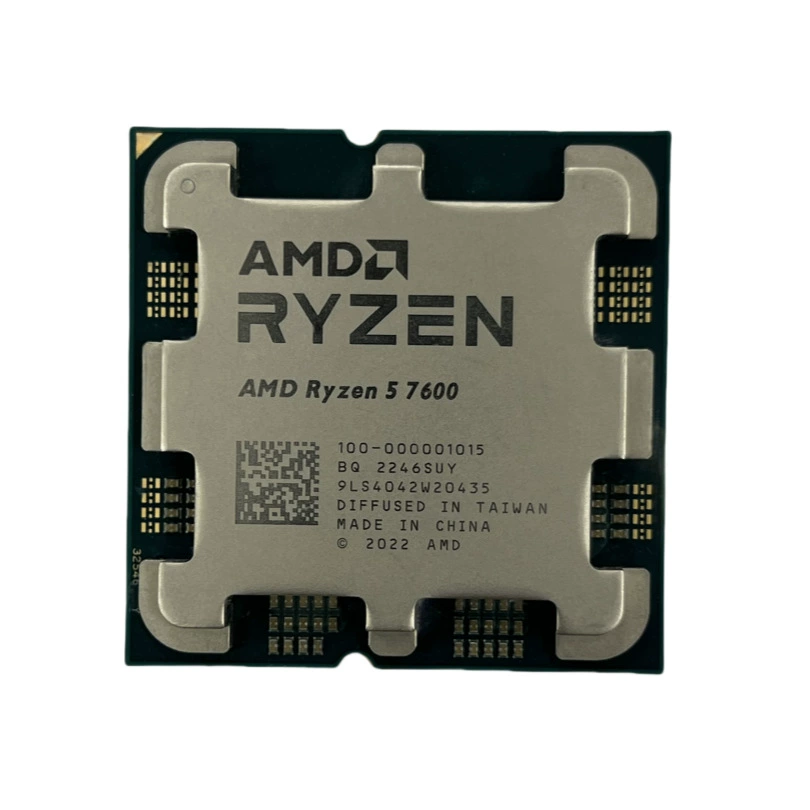Процессор AMD Ryzen R5 7600, 6 ядер 12 потоков для настольного компьютера