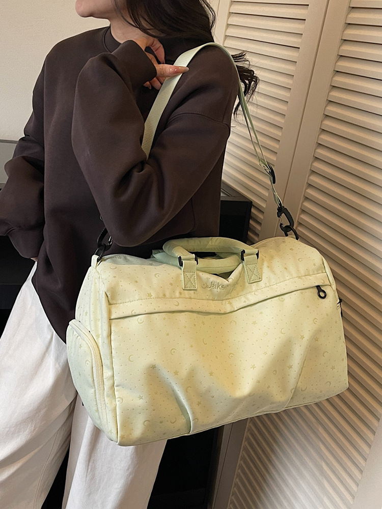 Bolsa de viaje de gran capacidad de viaje de corta distancia, bolsa de equipaje de mano de moda de mujer, bolsa de ejercicio deportiva ligera, bolsa de almacenamiento en espera de producción image 6