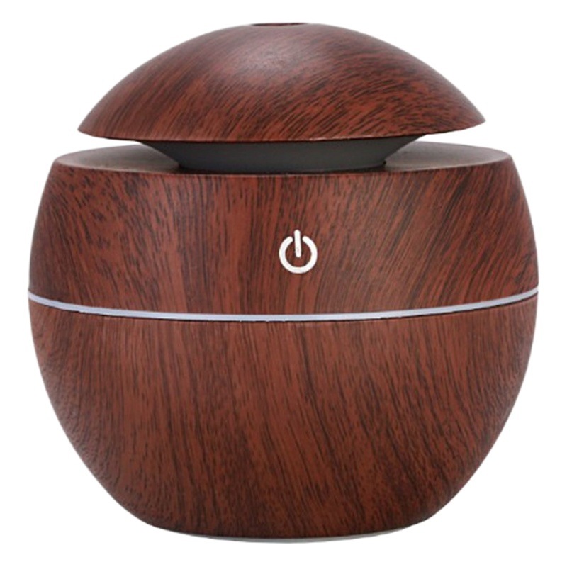 Nuevo humidificador con diseño de madera de hongo y luces de colores para dormitorio, dispositivo de hidratación silencioso, difusor de aroma creativo con diseño de madera de fábrica