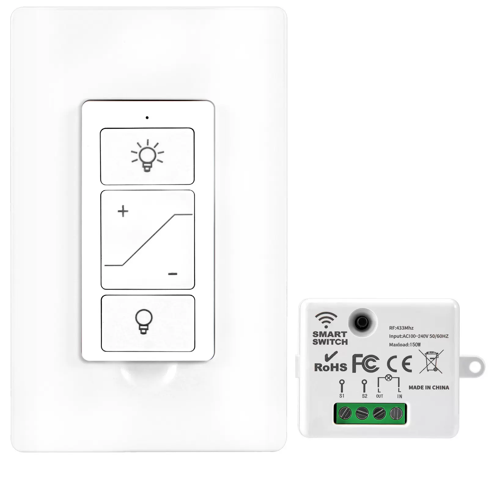 美规调光开关 Alexa 蓝牙直连 智能调光开关  美规