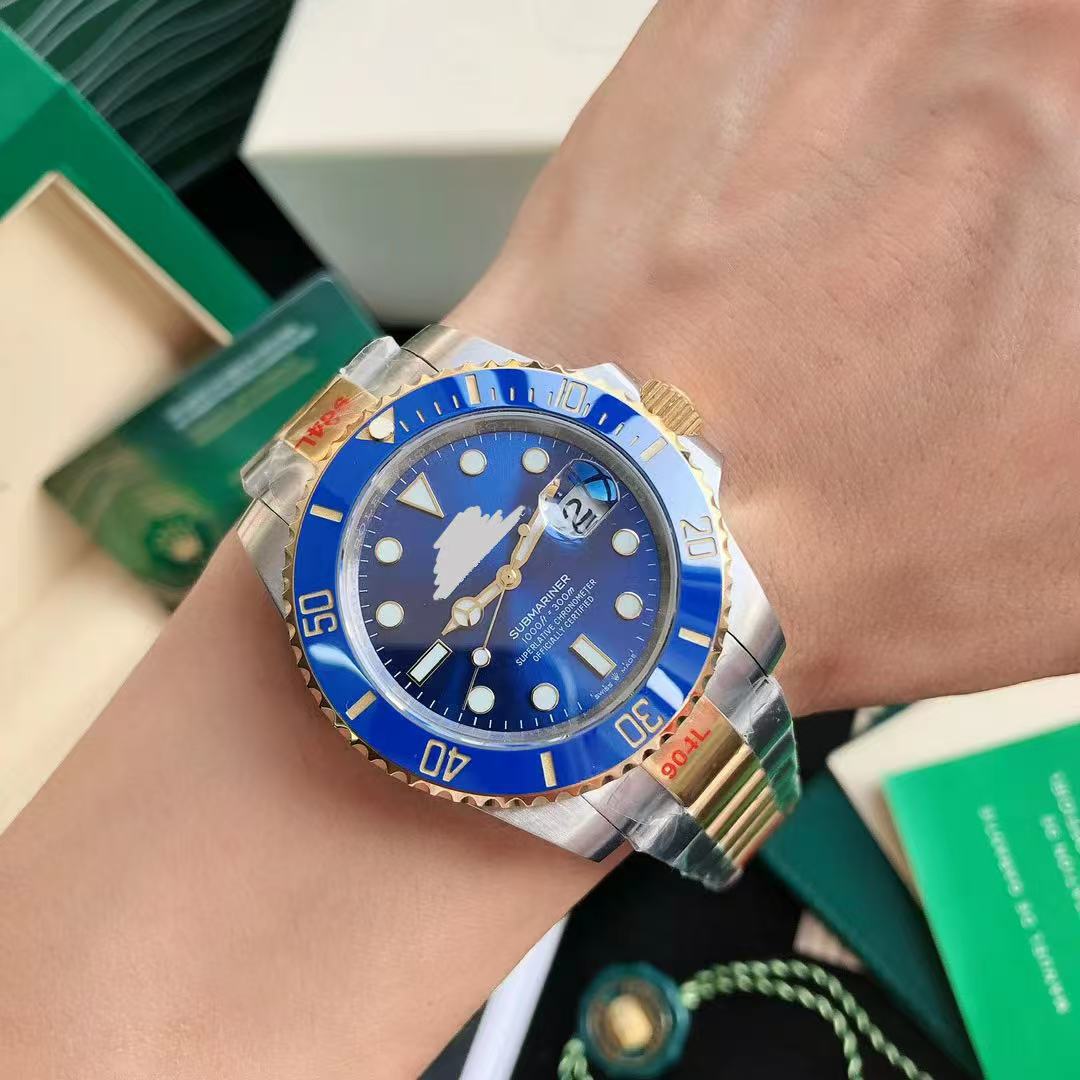 Ventas directas de fábrica C fábrica verde reloj fantasma de agua negra negocio de los hombres reloj mecánico automático luminoso reloj impermeable