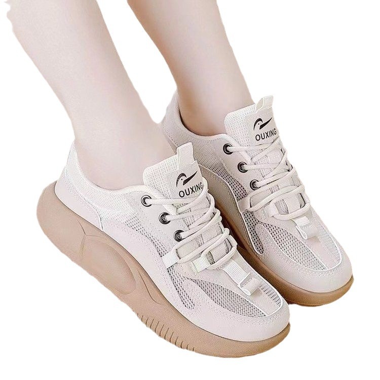 Explosión de verano 2024 red nuevos zapatos de mujer muffin suela suave súper ligera versátil antideslizante padre grueso zapatos para mujeres