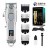 YX-808 standard model [silver] digital display professional hair clipper