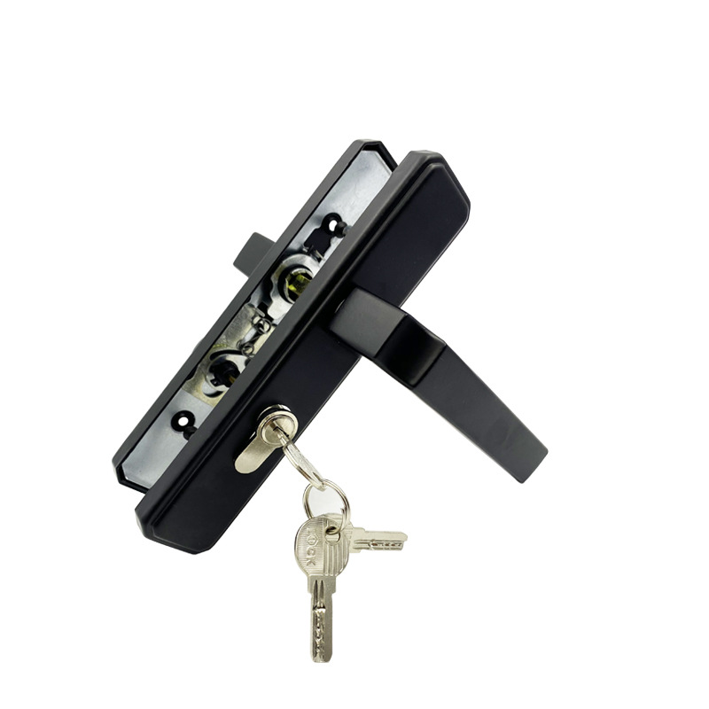 Venta al por mayor espesado anti-Cerradura de puerta de baño de vidrio de óxido con llave baño Baño sola lengua puerta de madera cerradura de puerta de acero plástico