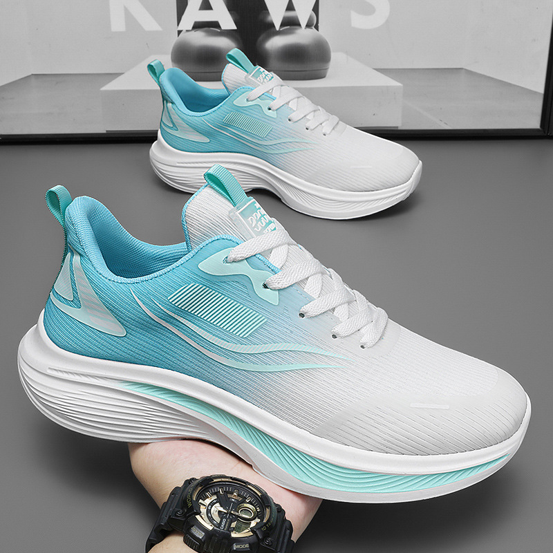 2025 New Summer Breathable Mesh Lightweight Sports Running Men's Shock Absorption Casual Couple Shoes_voghion.com