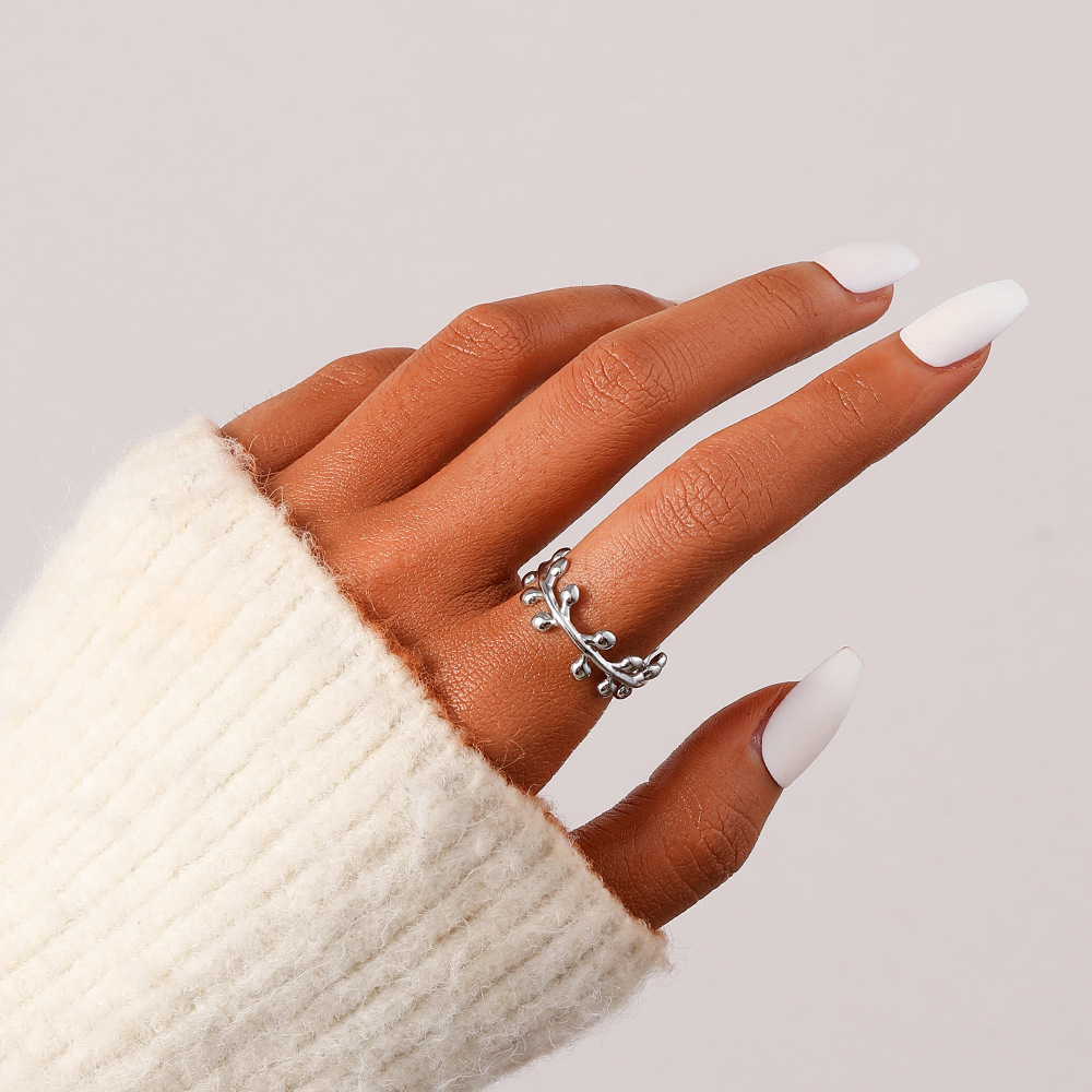 6g Weight Open Ring Classification Adjustable Ring Size 1 Piece Quantity Daily Occasion Stainless Steel Material Star, Heart Shape Pattern Women'S Gender Plating Design Simple Style Style Simple Style Star Heart Shape Stainless Steel Plating Open Ring 1 Piece 33