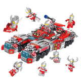 Ultra, lego, игрушка, робот, конструктор, комбинированный Ультрамен Тига для мальчиков, подарок на день рождения