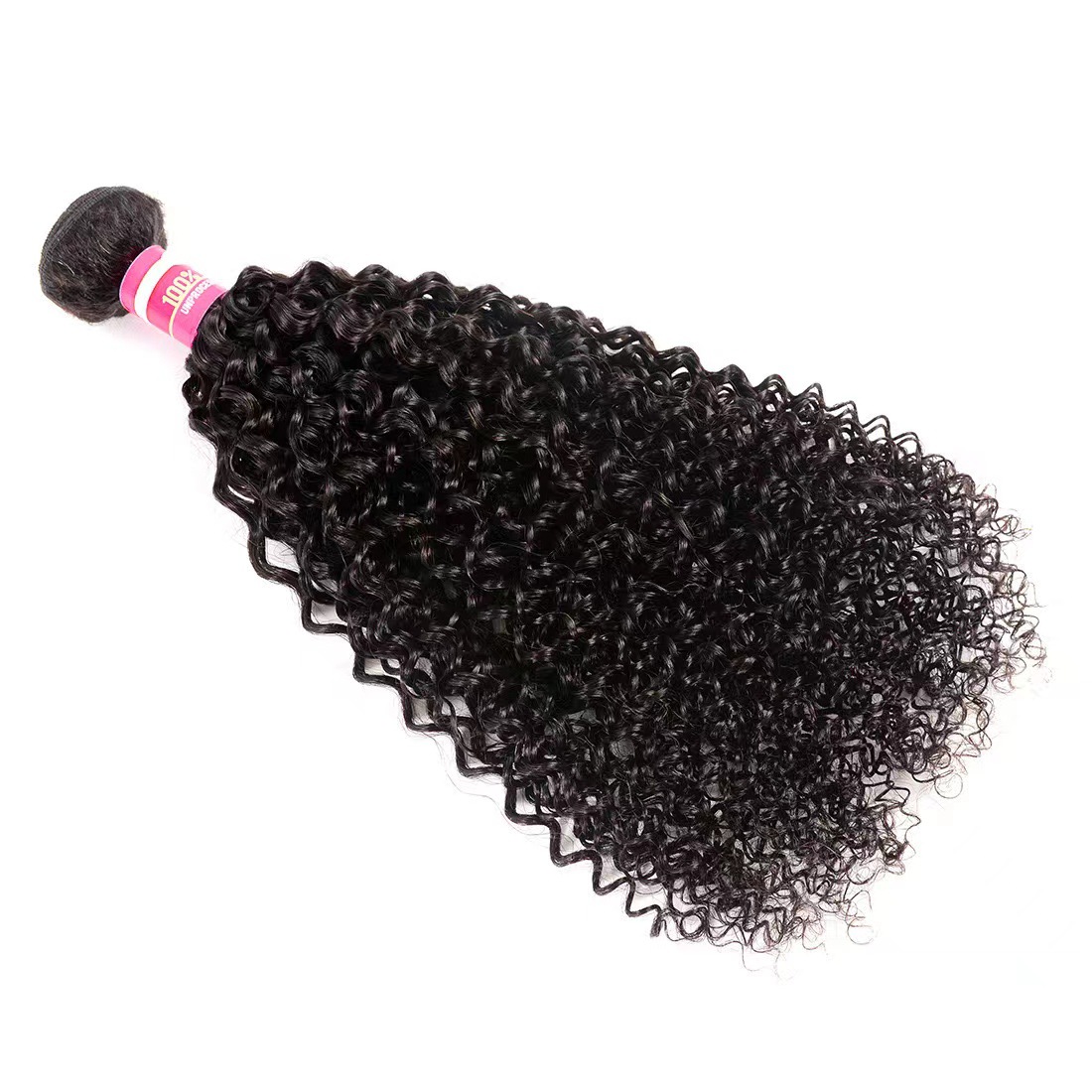 50g cortina de cabello humano curly cabello humano Bundles cabello humano 7A Europa y América transfronterizos