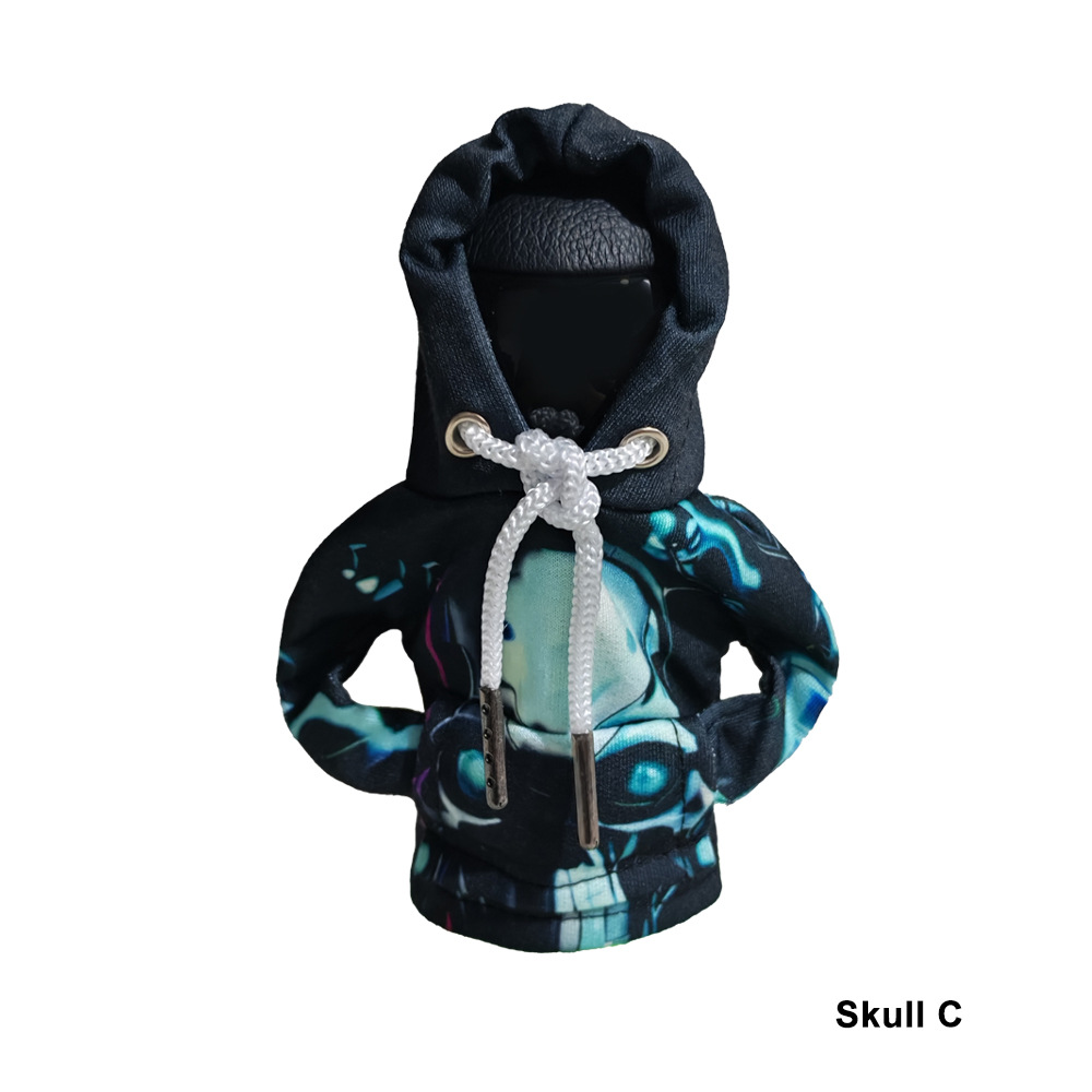 Source Factory Car Gear Shift Lever Hooded Skull Interior Decoration Accessories Gear Dust Cover Shift Lever Car Accessory