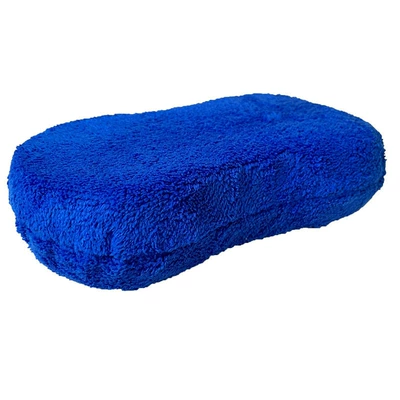 Car cleaning tools – Scratch-Free Car Wash Sponge Block - royal-blue-double-sided-coral-velvet-8-figure-sponge-block-23115cm