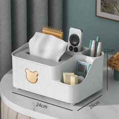 ベアーのデスクトップのティッシュの箱は紙の収納箱を引き出します。