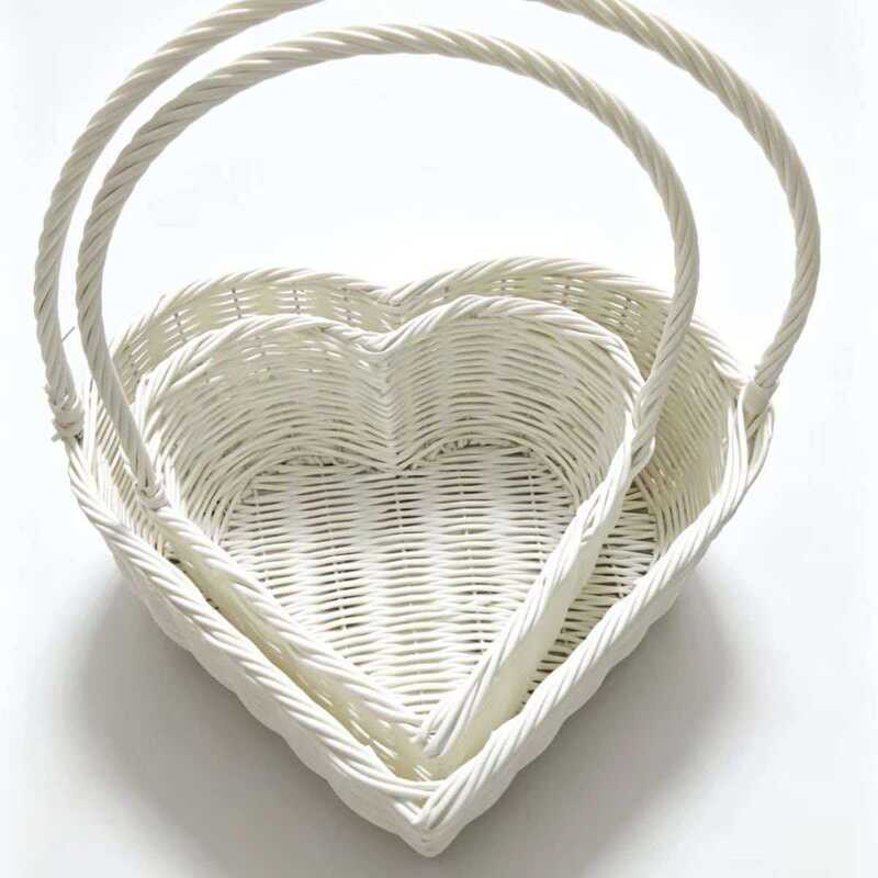 New product for Qixi Festival: DIY heart-shaped hand basket, handmade imitation rattan woven flower arrangement, creative pastoral floral art, fresh flower arrangement New product for Qixi Festival: DIY heart-shaped hand basket, handmade imitation rattan woven flower arrangement, creative pastoral floral art, fresh flower arrangement
