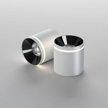 厂家直销新款LED明装筒灯外壳侧面发光圆形射灯COB无主灯外壳套件