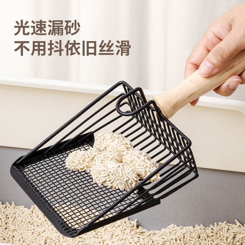 细孔大号小孔不锈钢二合一金属猫咪铲子神器膨润土豆腐芦丁鸡矿砂|undefined