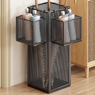 Umbrella Storage Bucket Umbrella Stand for Home Entrance Large Capacity Umbrella Holder Hanging Umbrella Draining Rack Commercial Umbrella Bucket