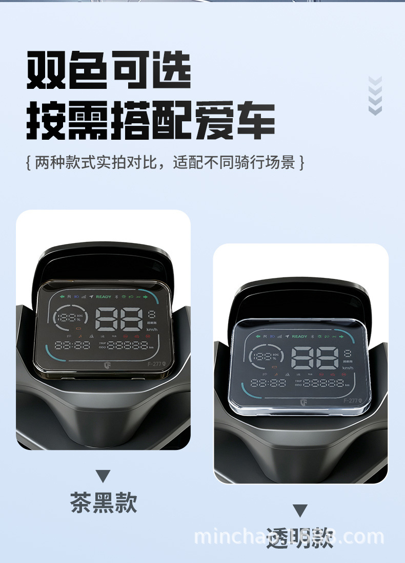Suitable for the Taillong Model 3 electric scooter: waterproof screen protector, center console instrument panel cover, and high-definition decorative accessories