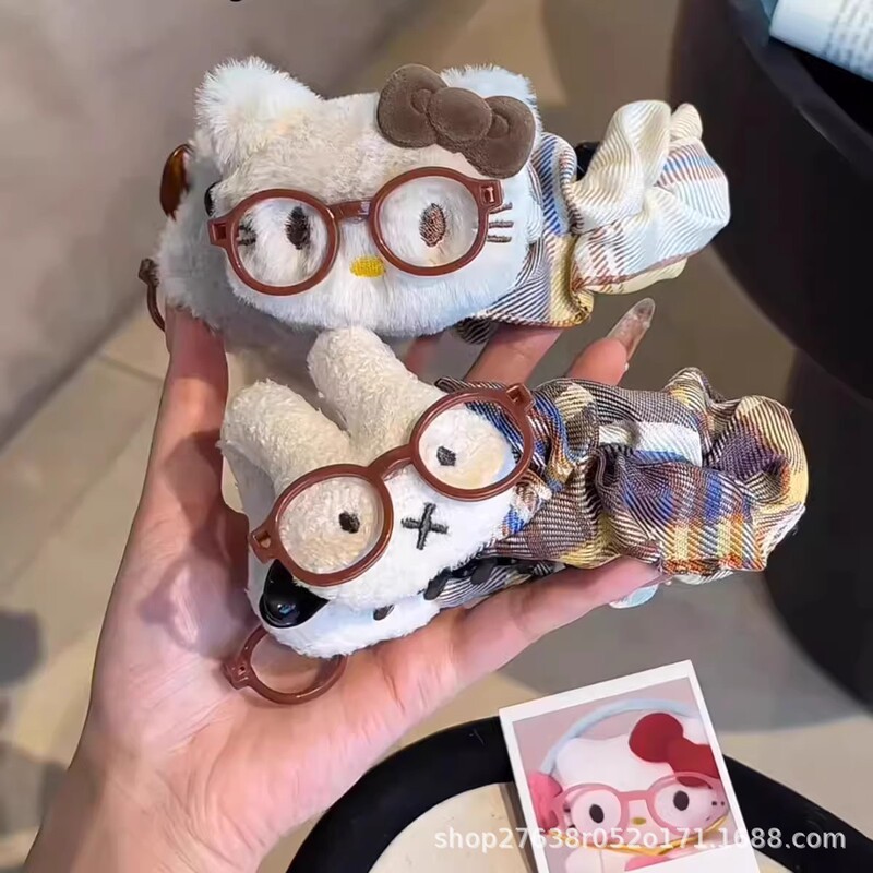 可爱波点大号猫咪巨显发量香蕉夹后脑勺盘发百搭少女发饰森系蓬松|undefined