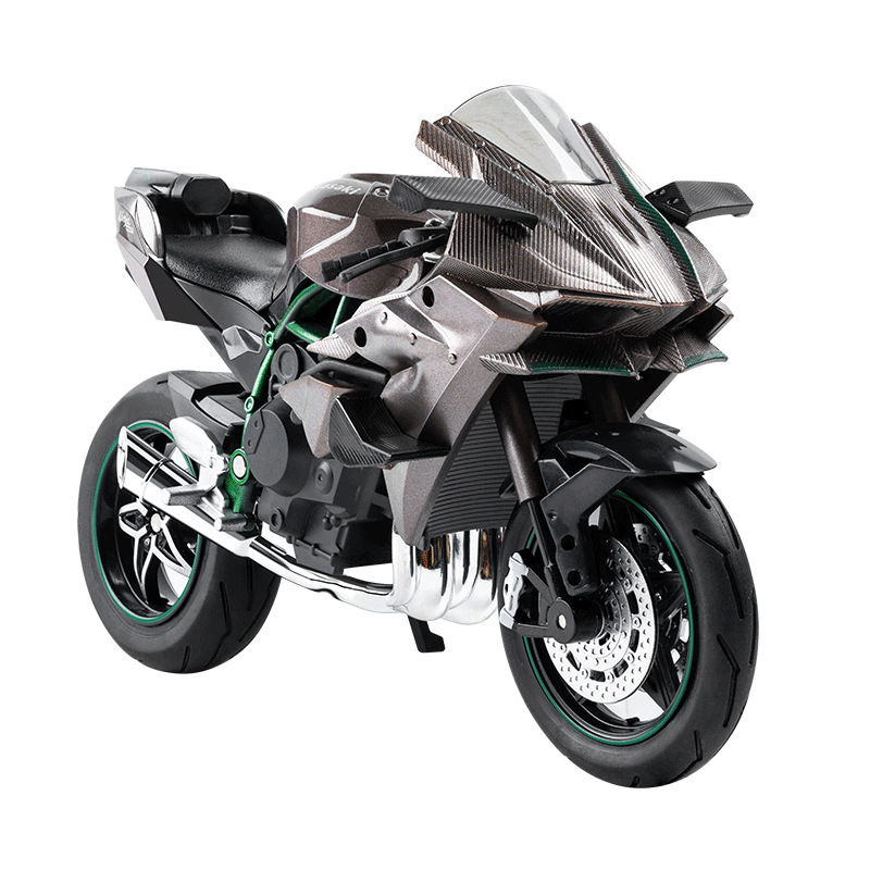 1/10 陸上飛行機忍者レーシングバイク合金車模造モデル子供のオートバイのおもちゃ|undefined
