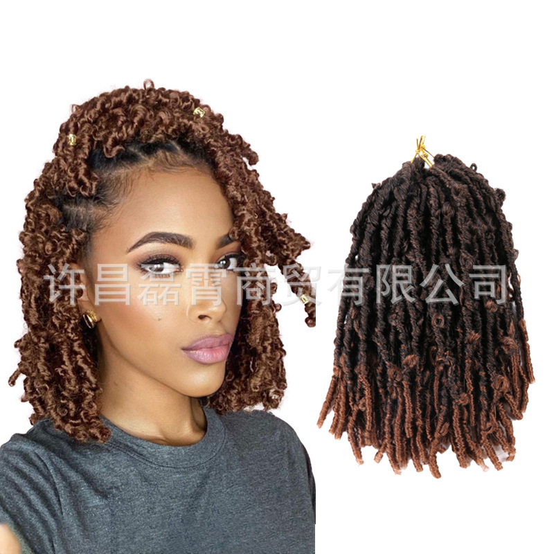 Foreign Trade Butterfly Wig Butterfly Locs Crochet Hair Hair Dirty Braid Crochet Hair Foreign Trade Butterfly Wig Butterfly Locs Crochet Hair Hair Dirty Braid Crochet Hair