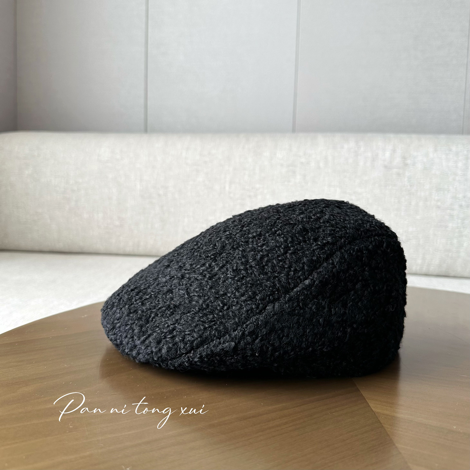Unisex Forward hat woman solid color autumn and winter hats show young winter warm artsy retro berets_voghion.com