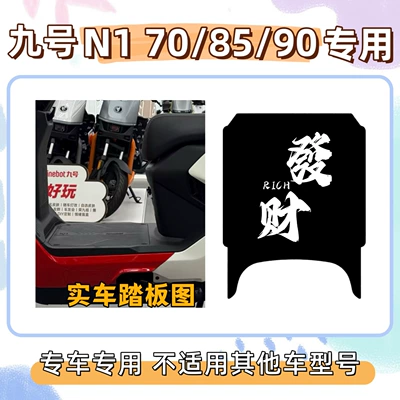 Pure Black No. 9, 26: Electric vehicle foot mat - get-richwith-free-magic-tape-pure-black-no-9-26-models-exclusively-for-n1708590