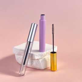 高档注塑睫毛膏管 喷镀金色睫毛膏眼线液瓶3.5ml睫毛雨衣空管包材