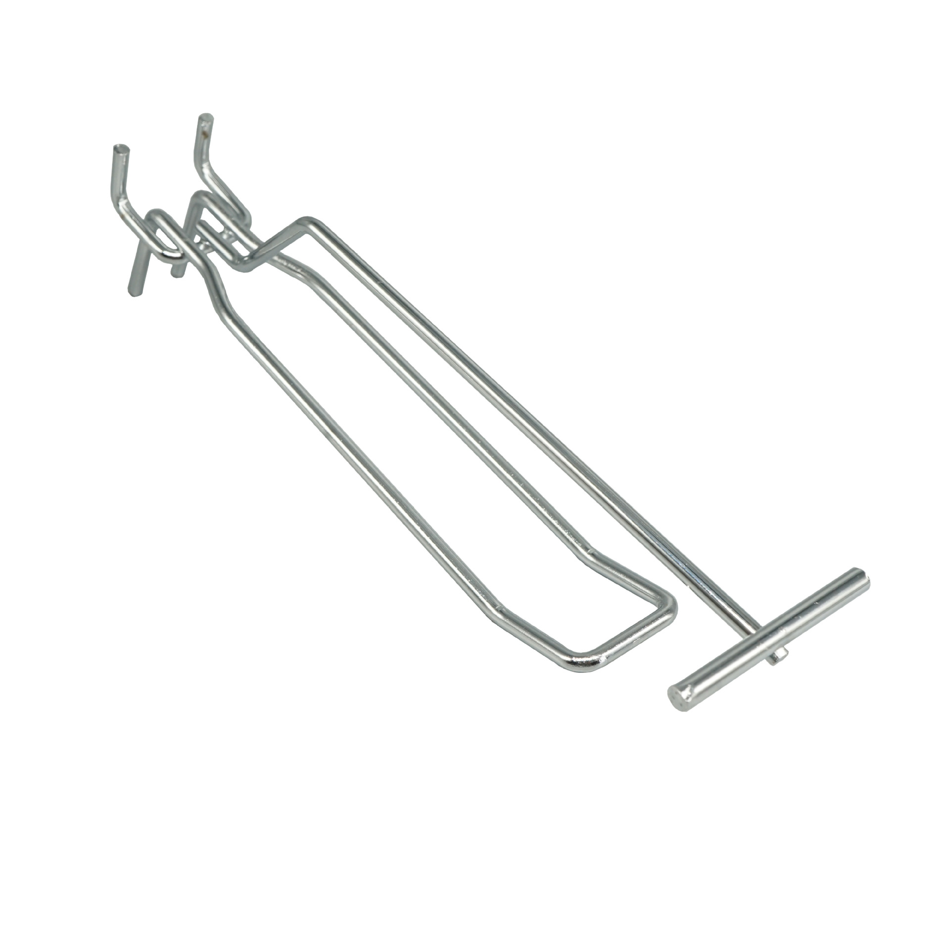 厂家直销超市工具展架镀铬三线孔板挂钩品质优良量大从优