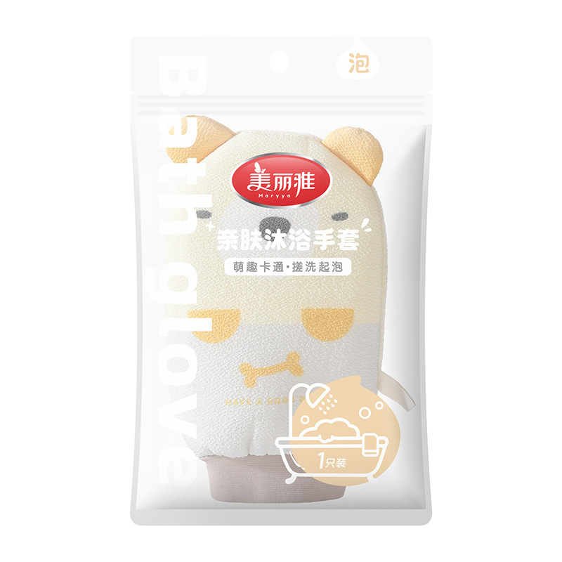 Belleza guantes de baño para la piel guantes de baño para el baño doméstico guantes de baño para el baño guantes de ducha