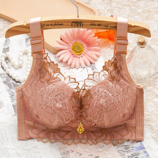 Popular Guangdong Shantou Intimates for Women with Small Breasts, Push-Up Bra, Non-Empty Cup, Thin and Thick Cup, Adjustable Type, Anti-Sagging, Secondary Breasts