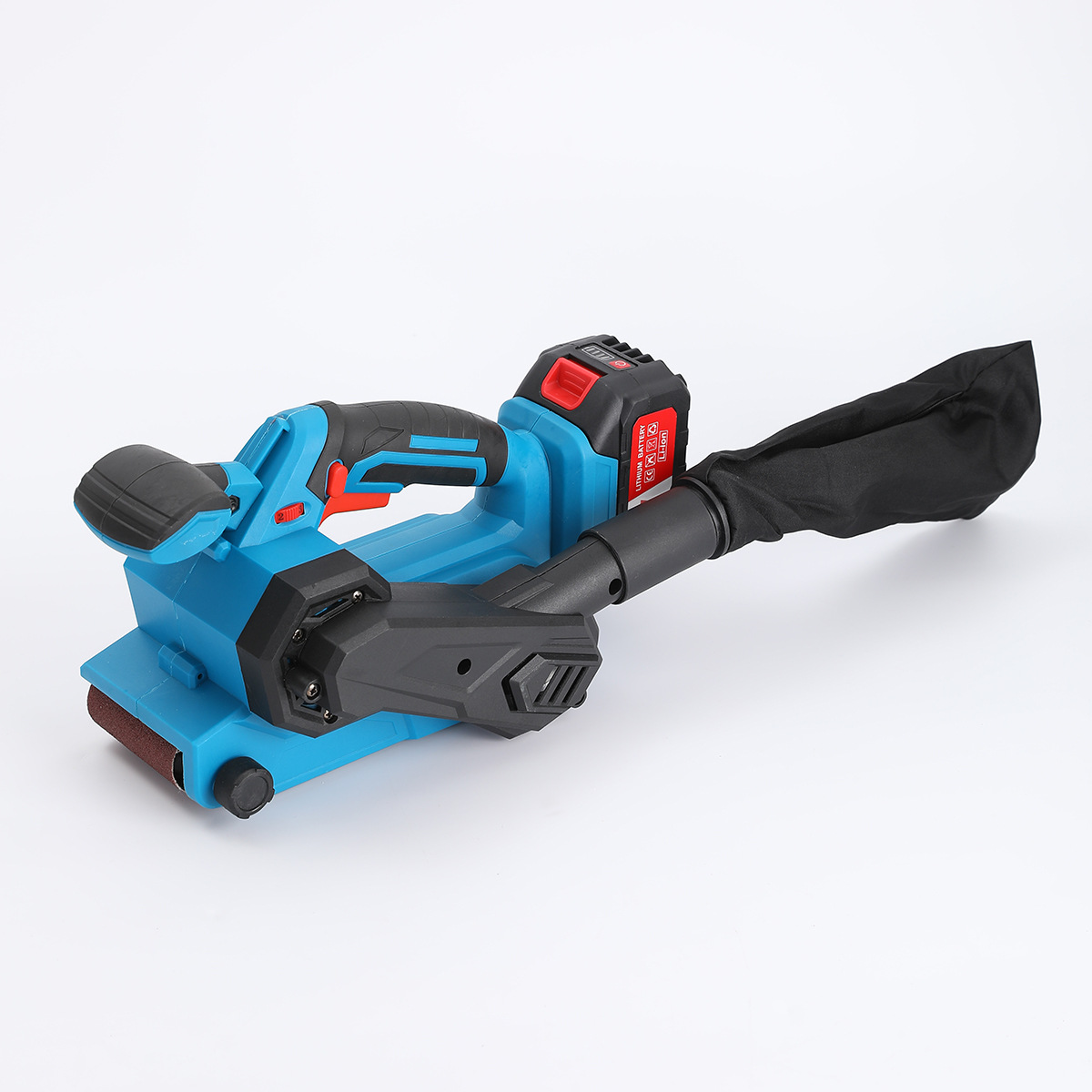 厂家批发充电手持式砂光机砂带机便携家用木工平面打磨机抛光机