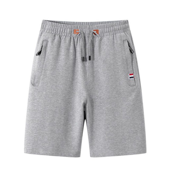 Five-point Pants Men's Sports Shorts Summer Knitted Casual Pants Thin Large Pants Straight-leg Loose Beach Pants Pajama Pants