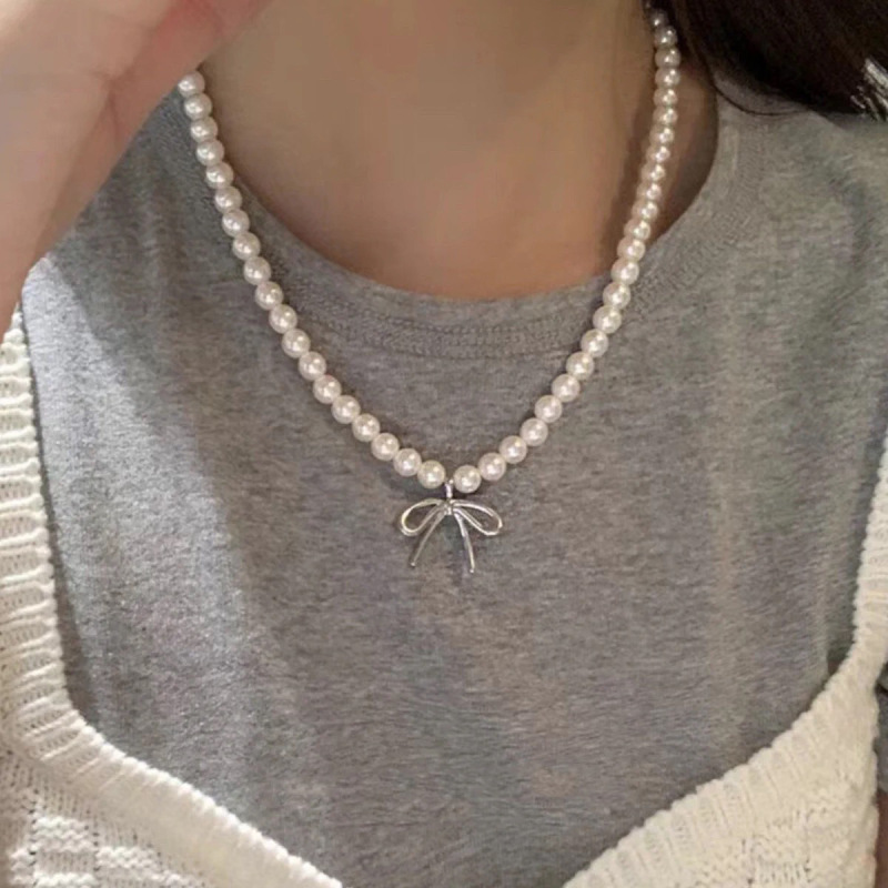 S925银新款清新气质高级感简约锆石项链女时尚轻奢百搭锁骨链批发|undefined