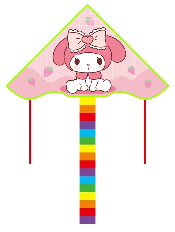 新しい凧の子供の漫画の凧の曲がった辺の三角の凧の王女の汪のチームの小さい凧の公園の露店の卸売り|undefined