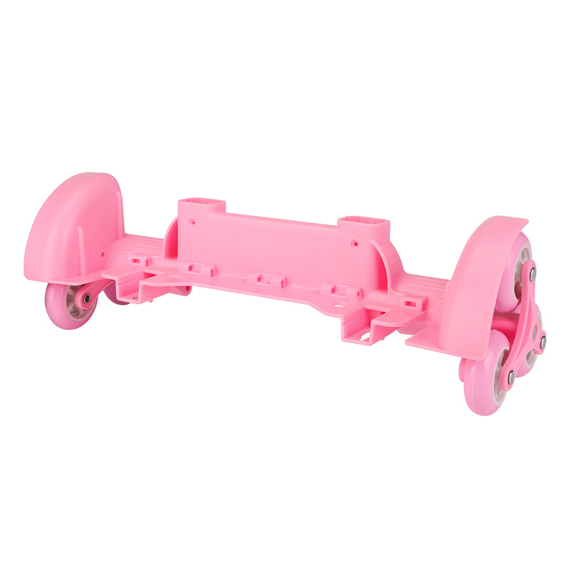 Fábrica al por mayor espesado material ABS resistente al desgaste para reducir la carga de hombro bolsas escolares de estudiantes barra de tracción carro accesorios de rueda inferior