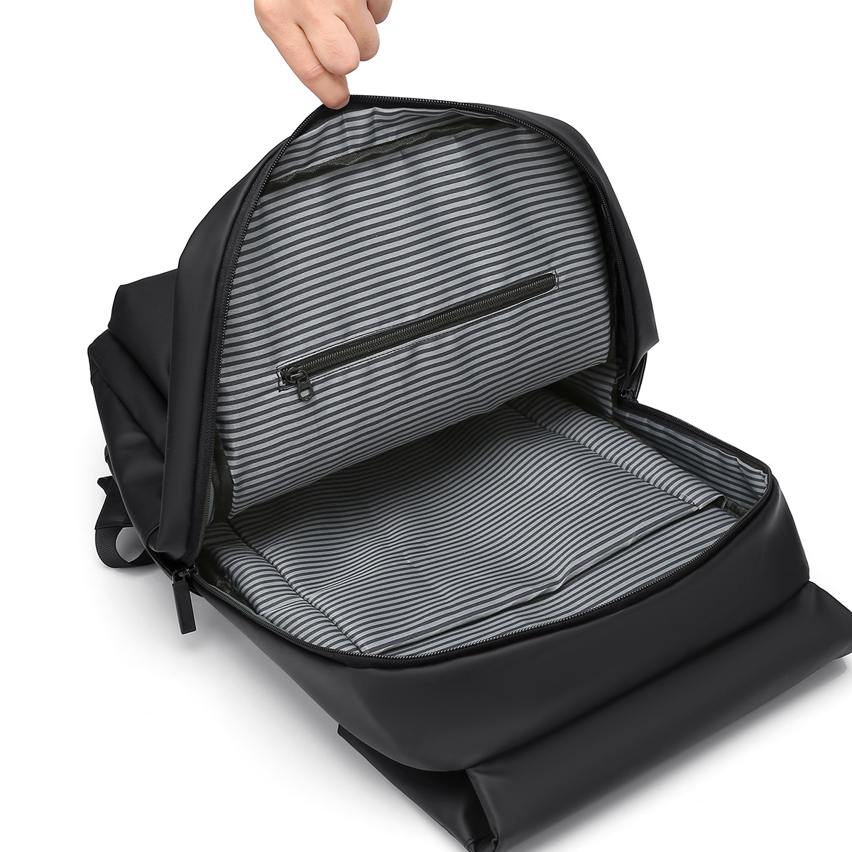 Mochila de computadora para hombre de negocios de nuevo estilo al por mayor transfronteriza 2024 mochila de viaje ligera de gran capacidad mochila escolar